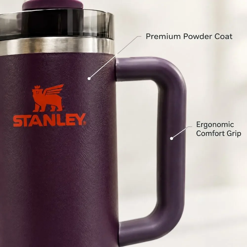 Stanley Quencher H2.0 FlowState Tumbler 30 oz Deep Purple Stainless Steel